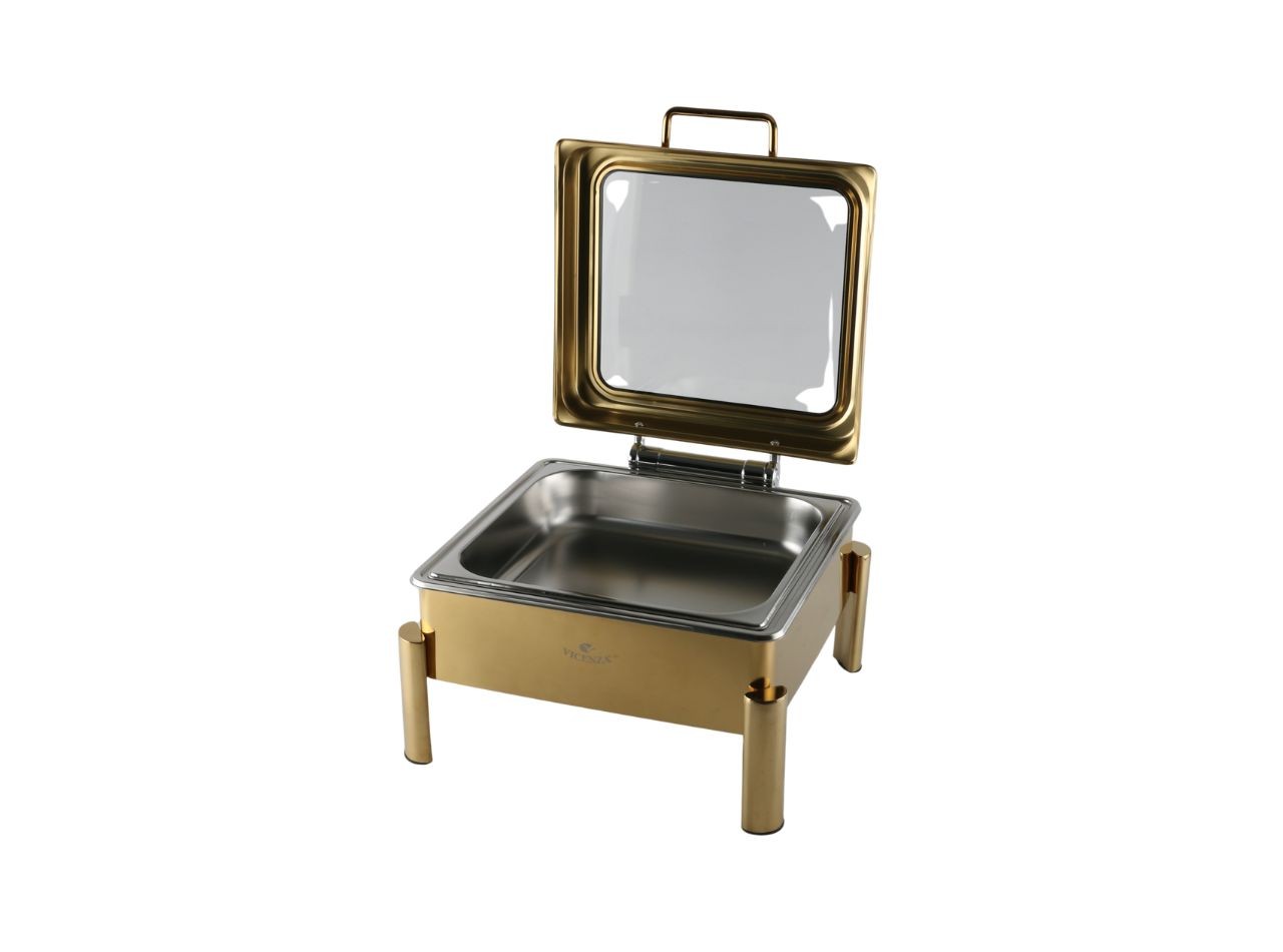LALU Hidraulic Chafing Dish 6.0L Gold VCF014-G